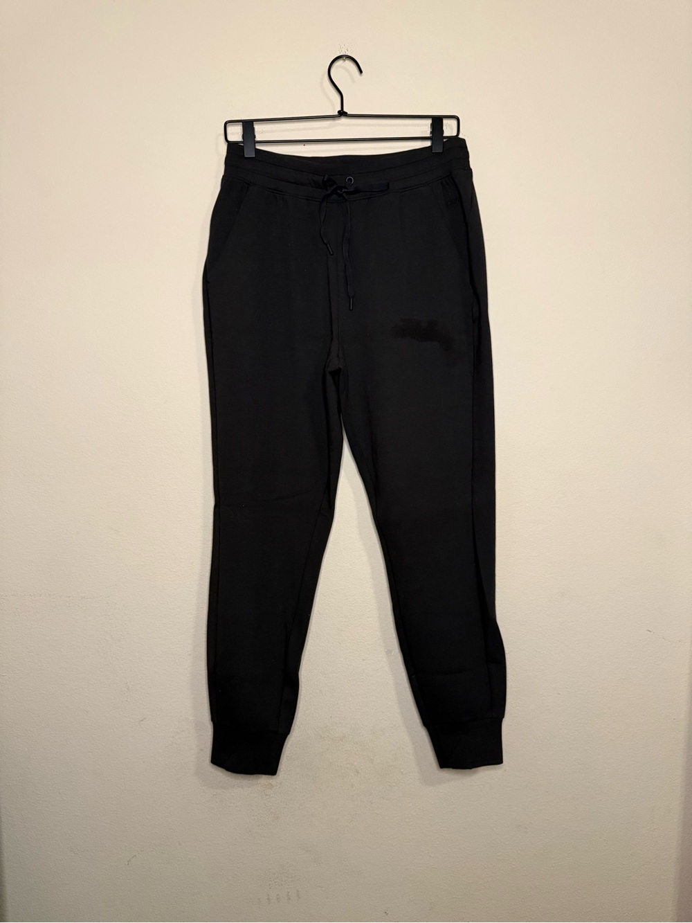 DSG Men's Medium Black Sport Fleece Mid-Rise Joggers Pants Athleisure